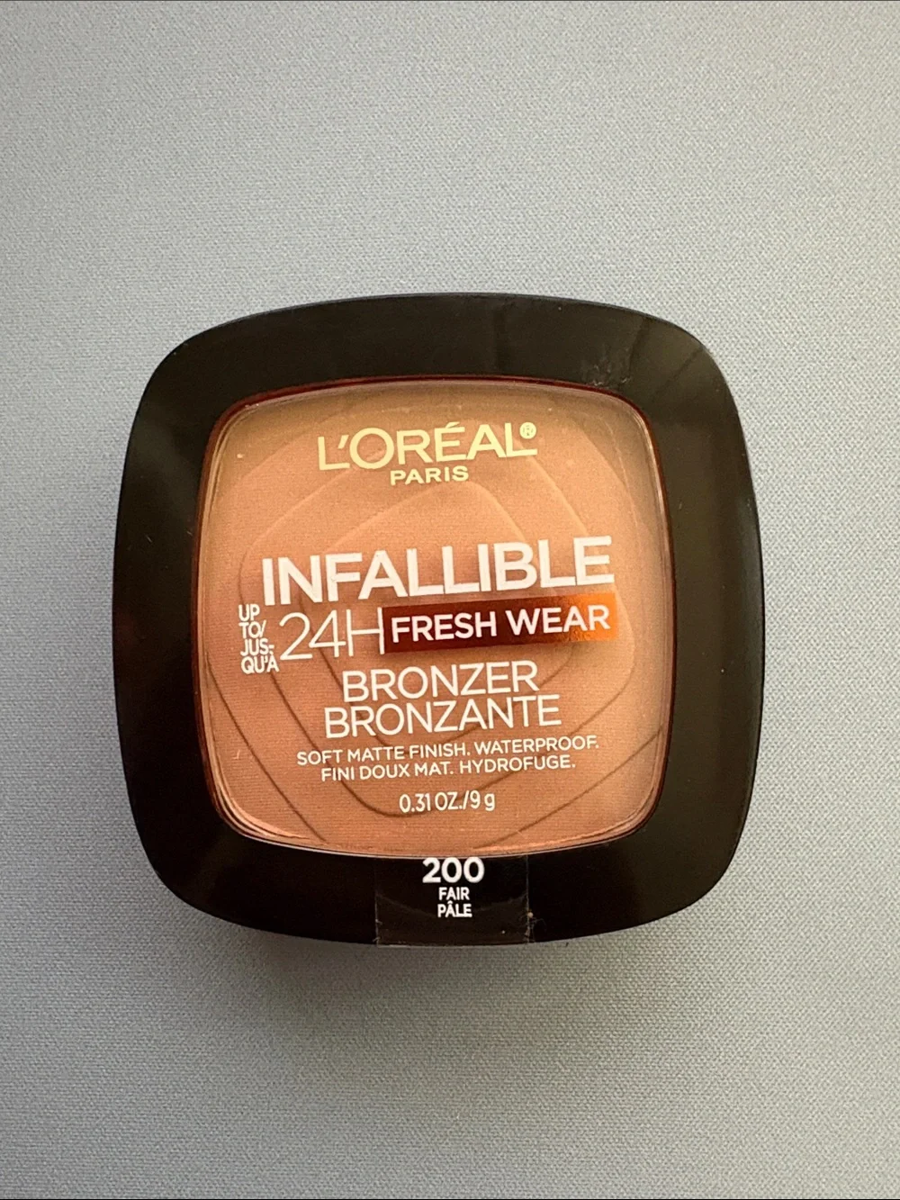 L'Oreal Infallible Fresh Wear Bronzer 200 Fair - Warm Bronze